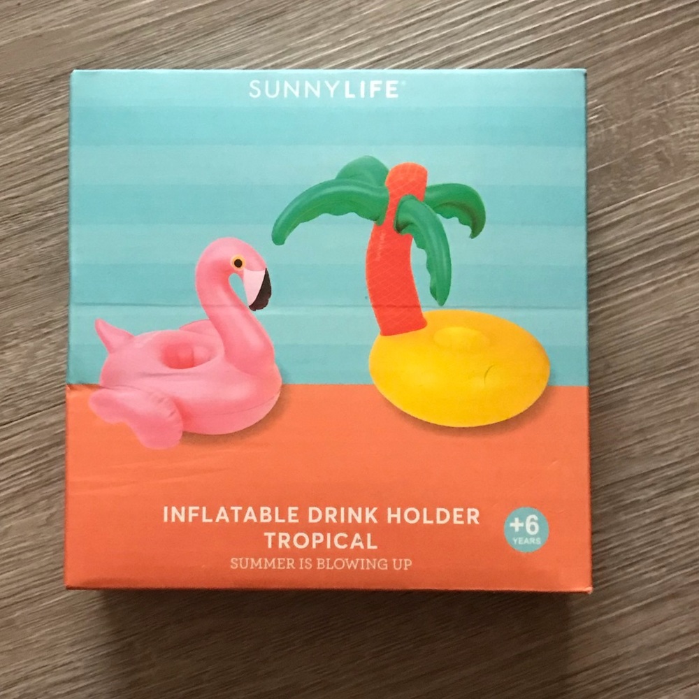 Flamingo Palm Tree Inflatable Pool Floats